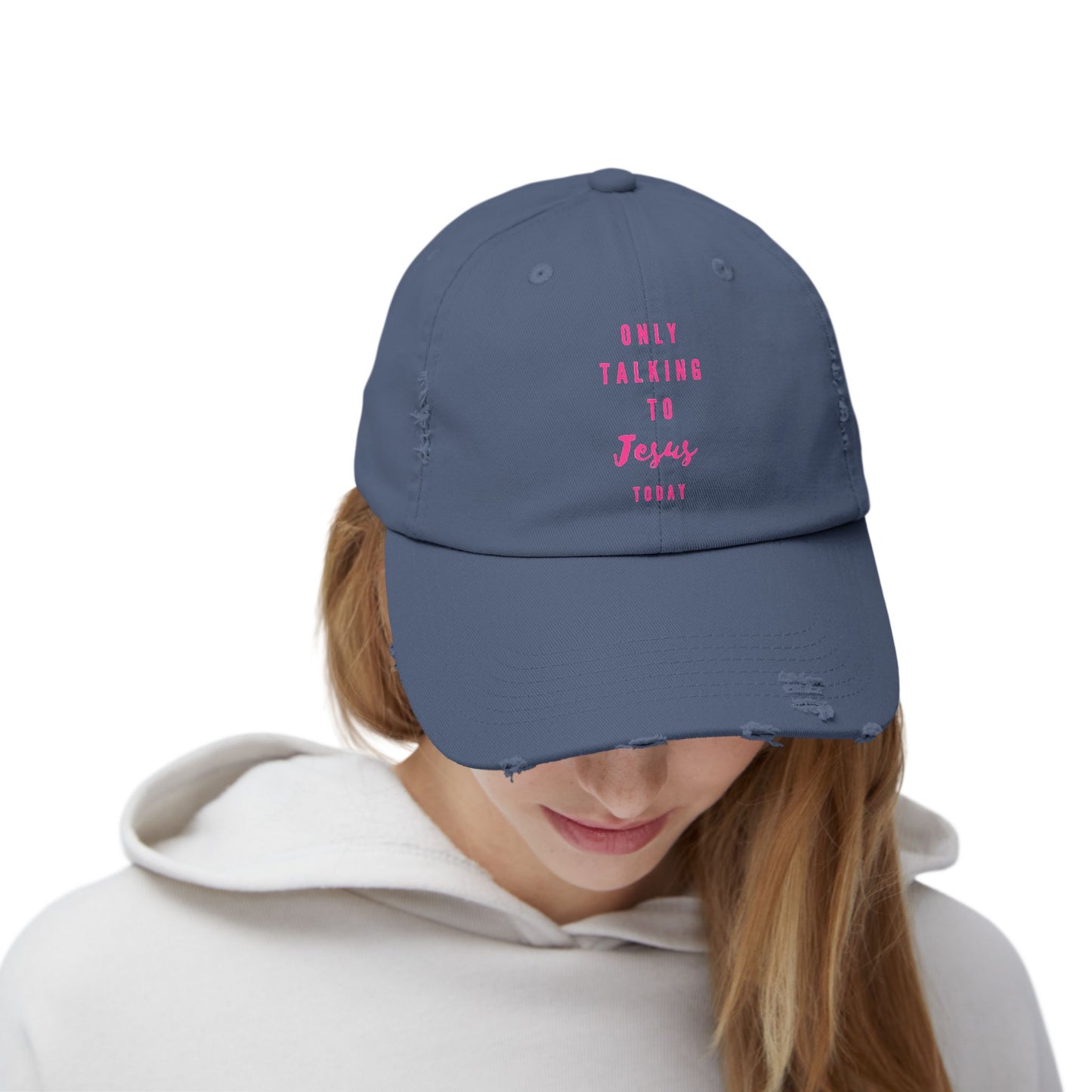 Distressed Cap - Christian Faith Scripture