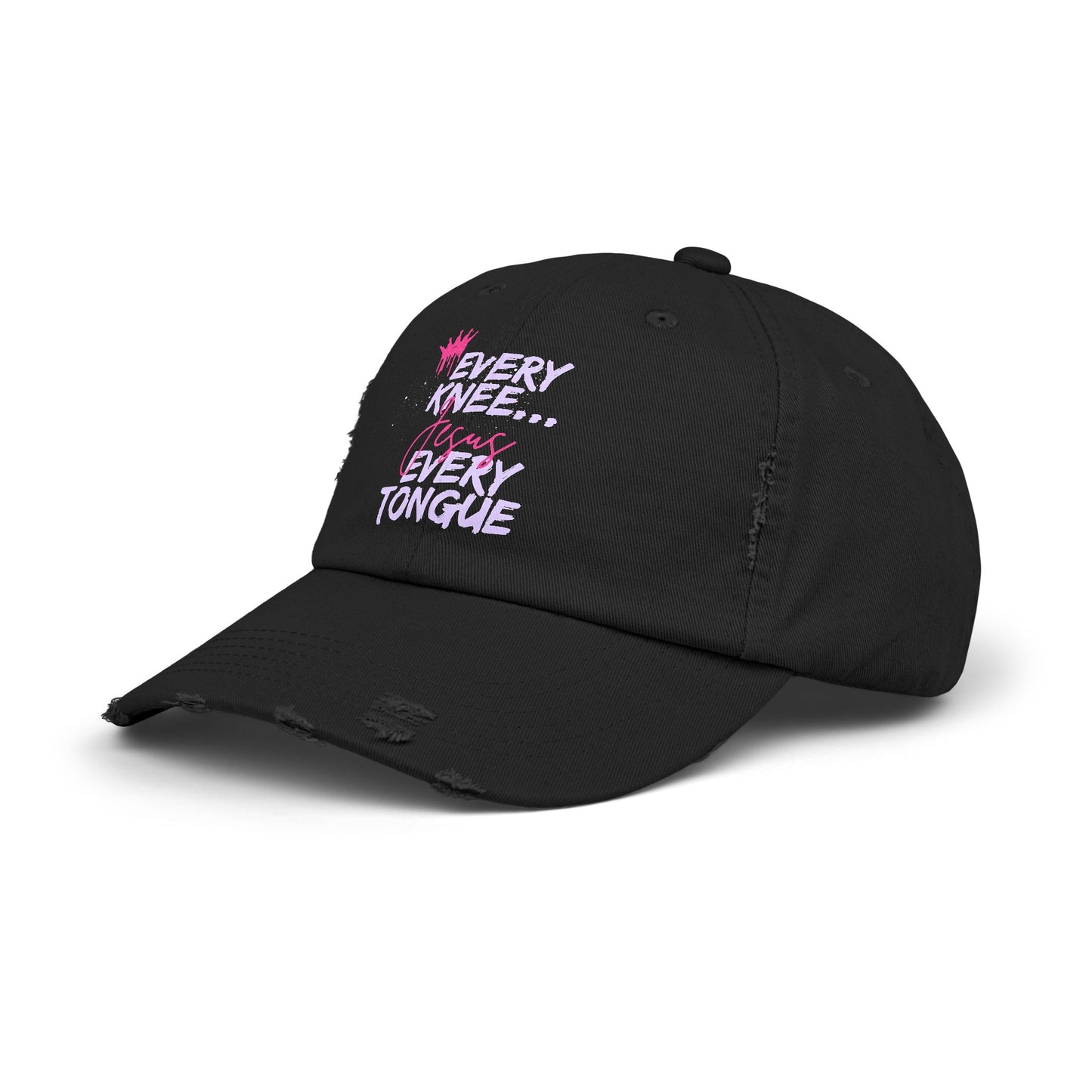 BV Distressed Cap - Christian Faith Scripture