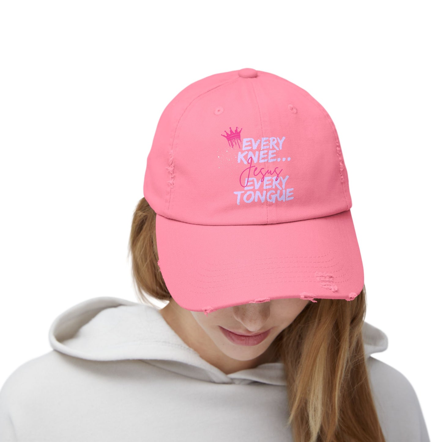BV Distressed Cap - Christian Faith Scripture