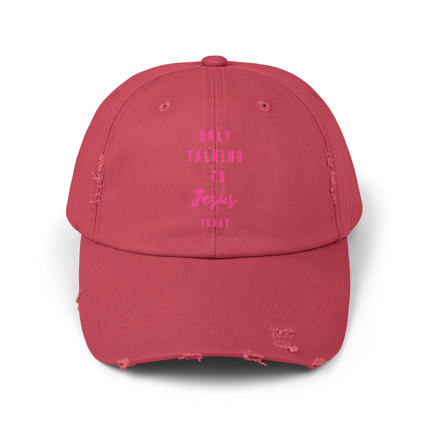Distressed Cap - Christian Faith Scripture