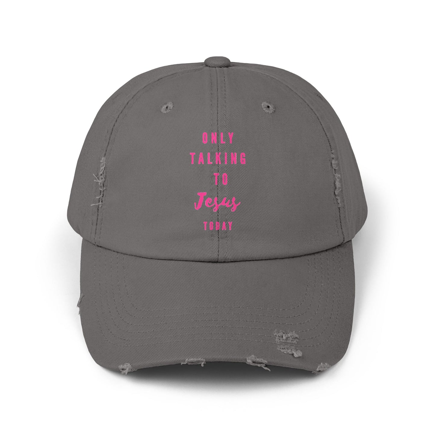 Distressed Cap - Christian Faith Scripture