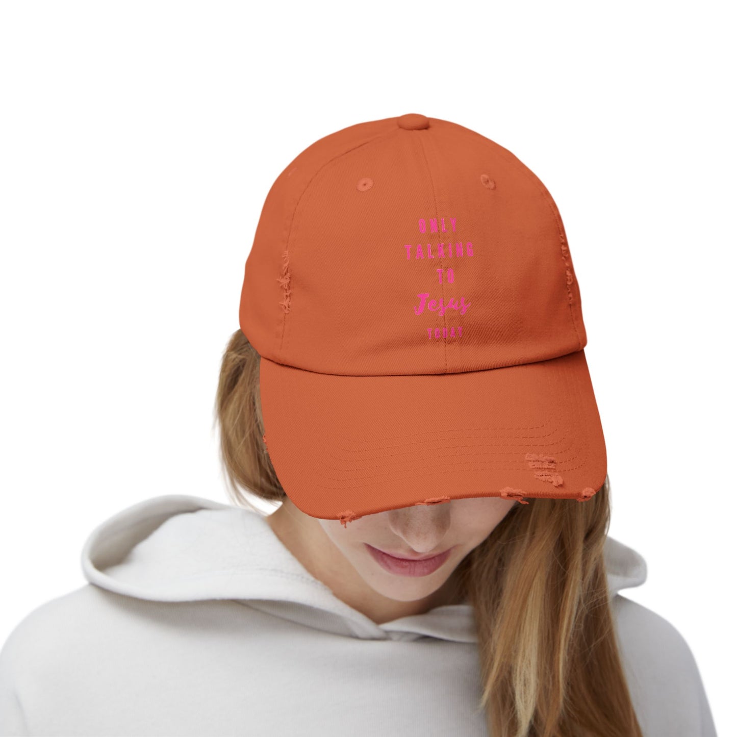 Distressed Cap - Christian Faith Scripture