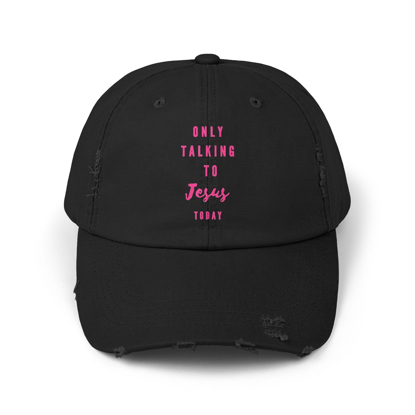 Distressed Cap - Christian Faith Scripture