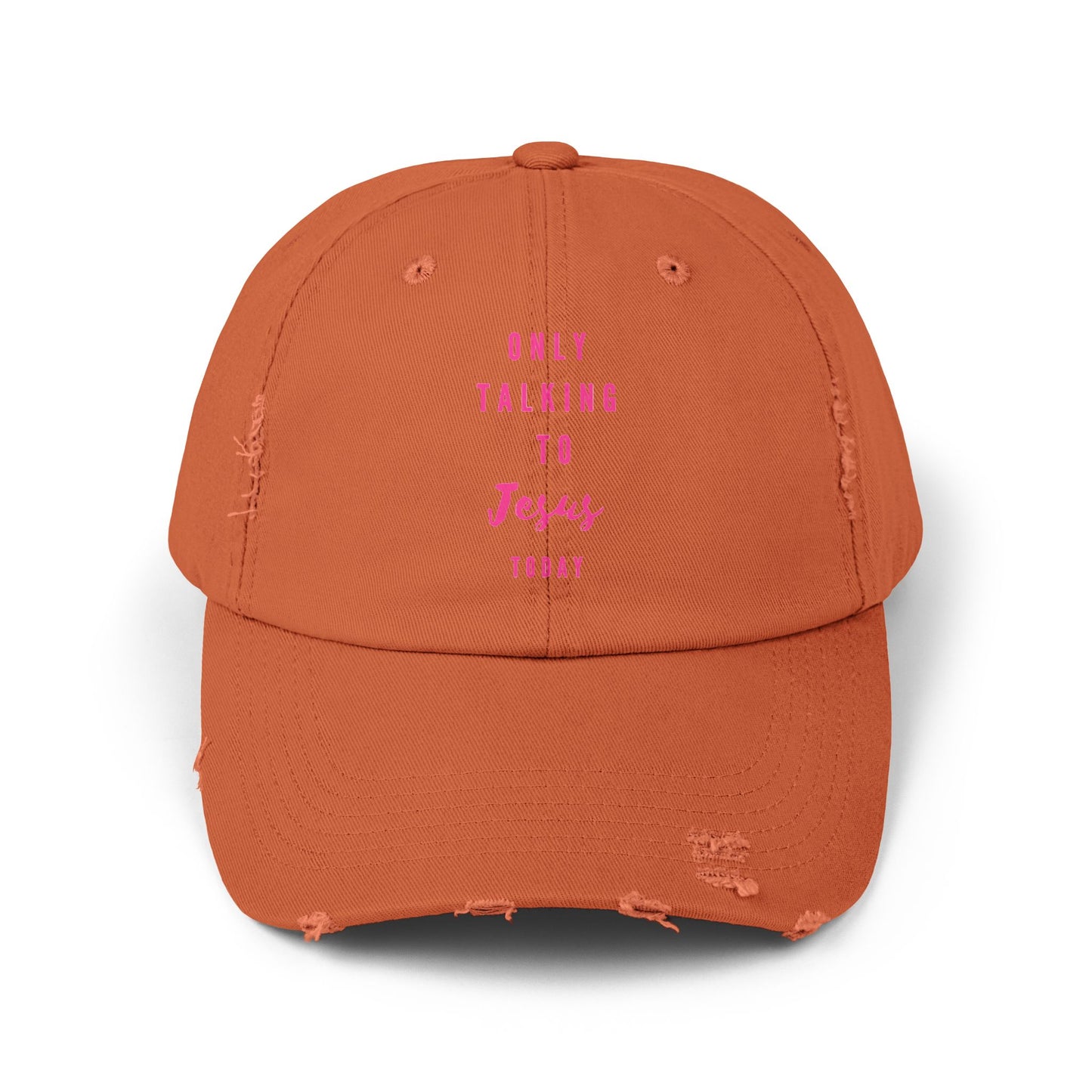 Distressed Cap - Christian Faith Scripture