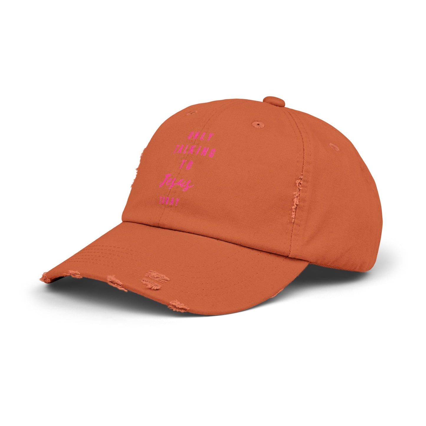 Distressed Cap - Christian Faith Scripture