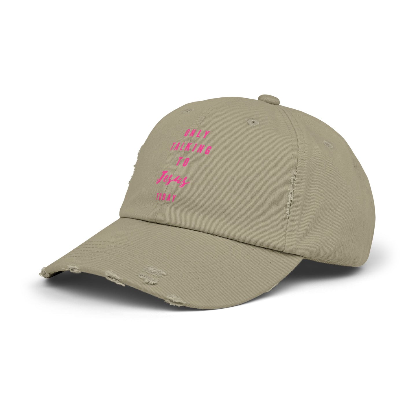 Distressed Cap - Christian Faith Scripture
