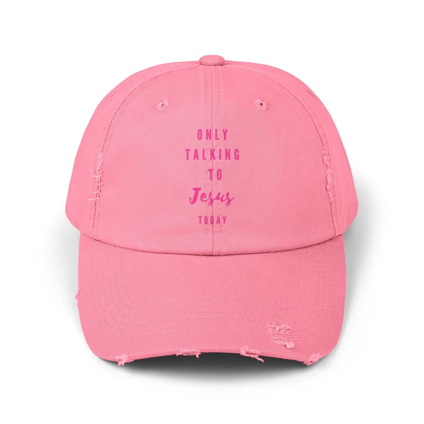 Distressed Cap - Christian Faith Scripture