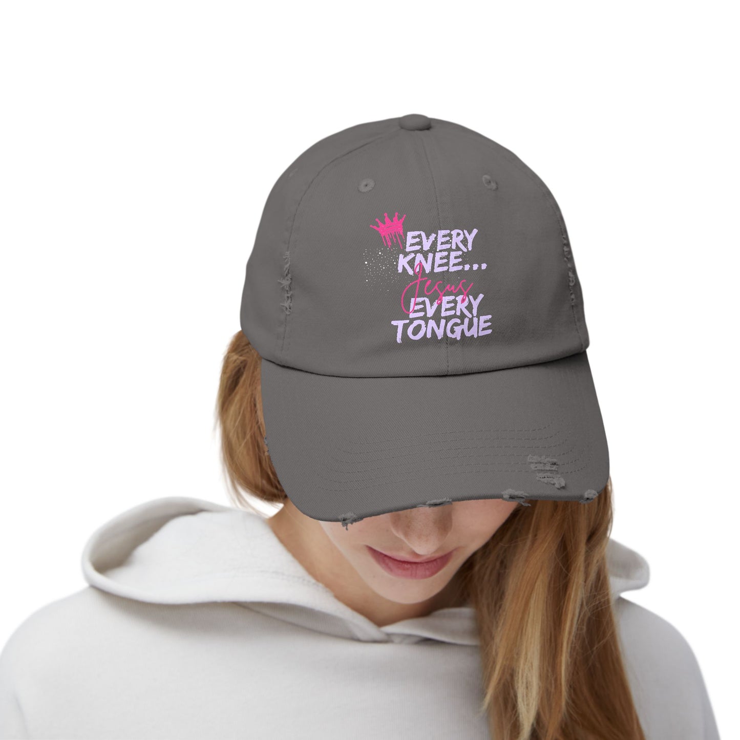 BV Distressed Cap - Christian Faith Scripture