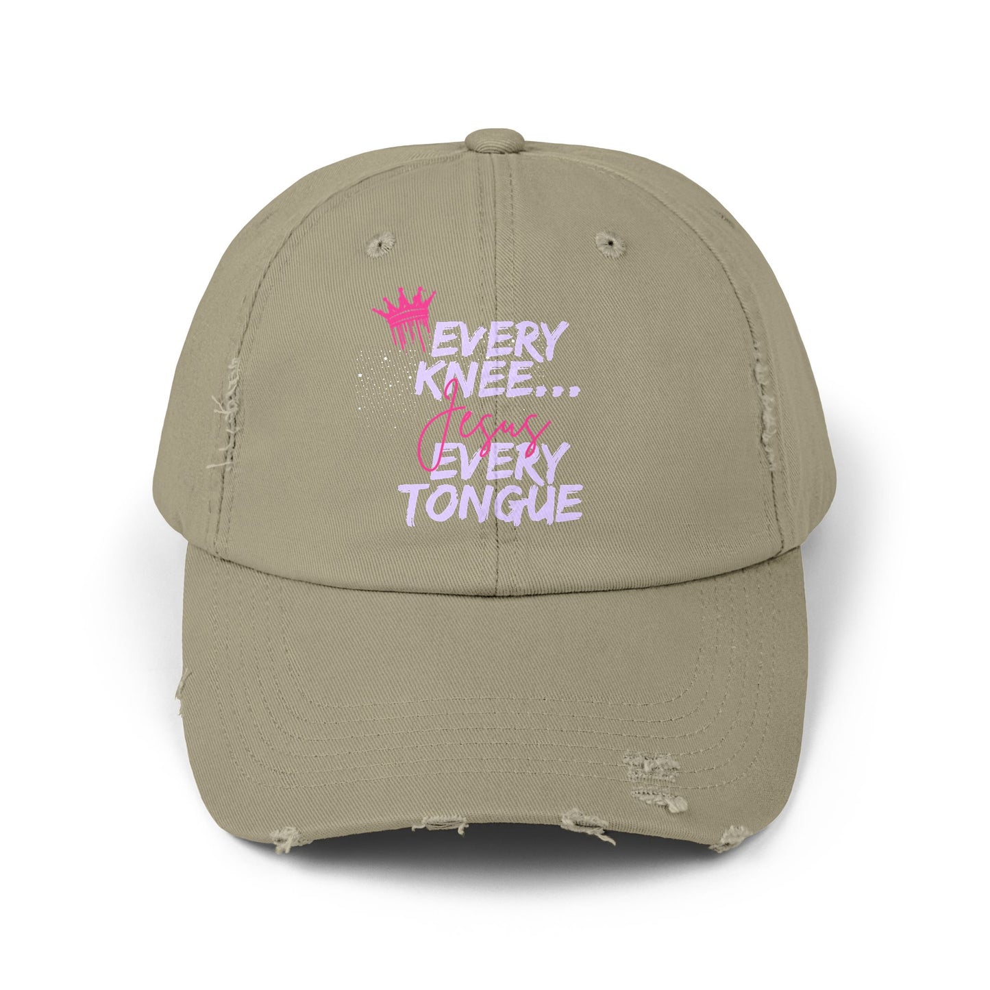 BV Distressed Cap - Christian Faith Scripture