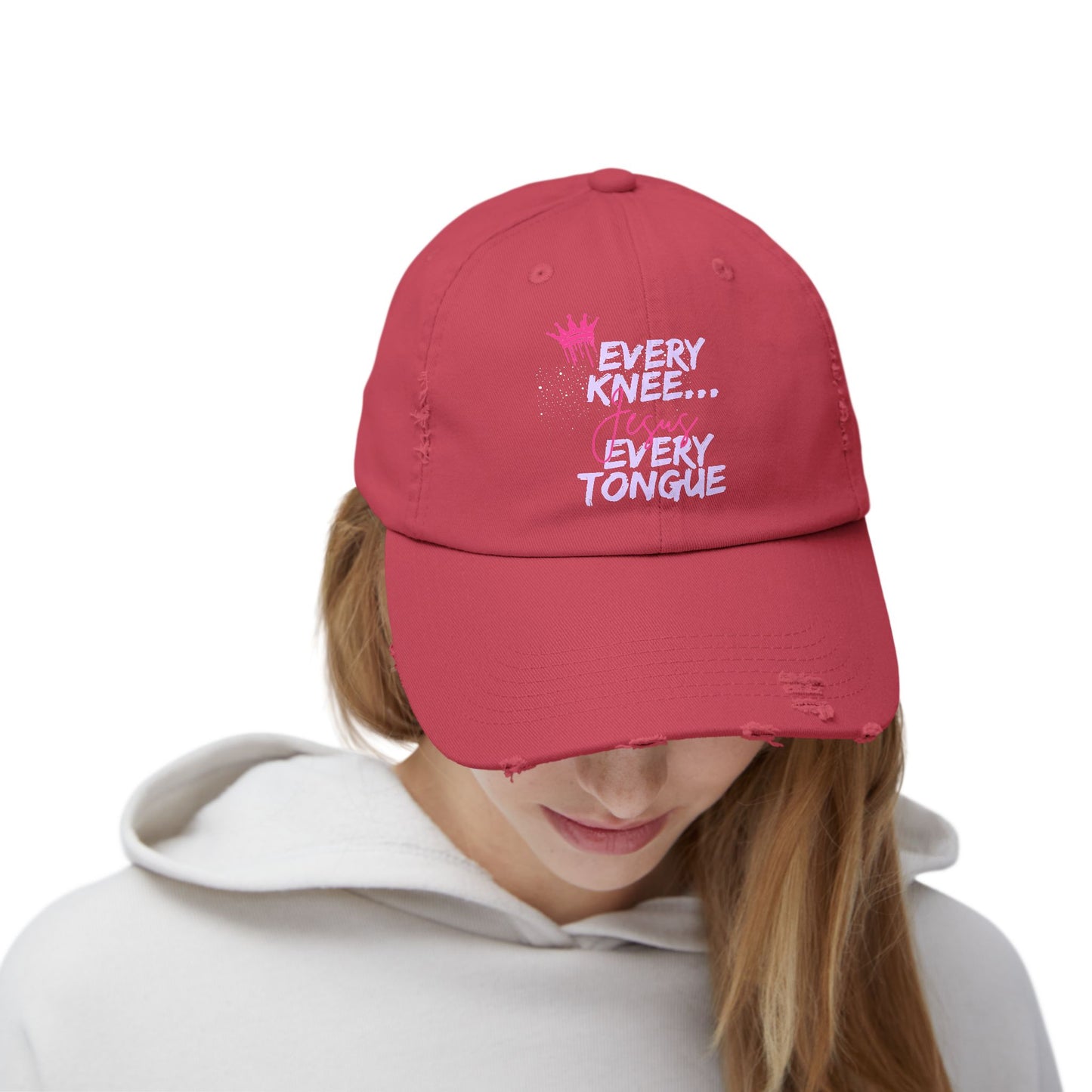 BV Distressed Cap - Christian Faith Scripture