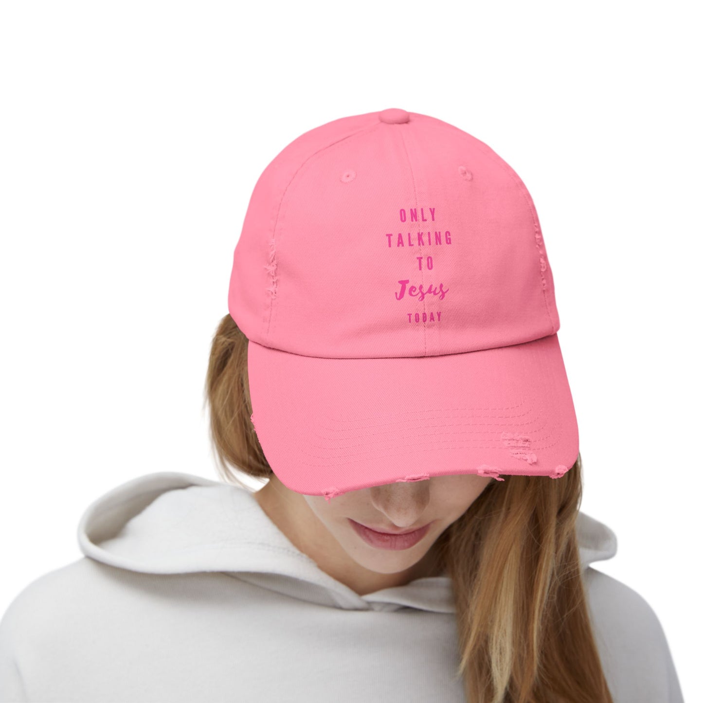 Distressed Cap - Christian Faith Scripture