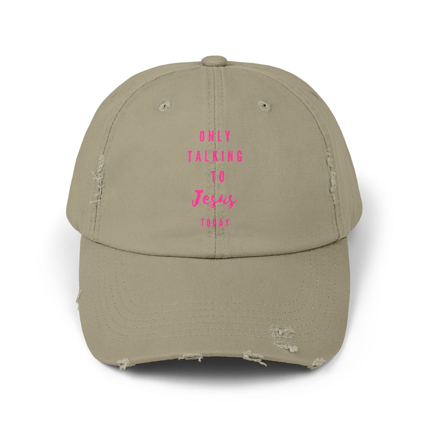 Distressed Cap - Christian Faith Scripture