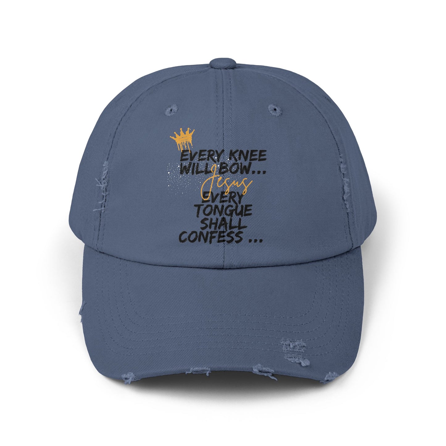 BV Distressed Cap - Christian Faith Scripture