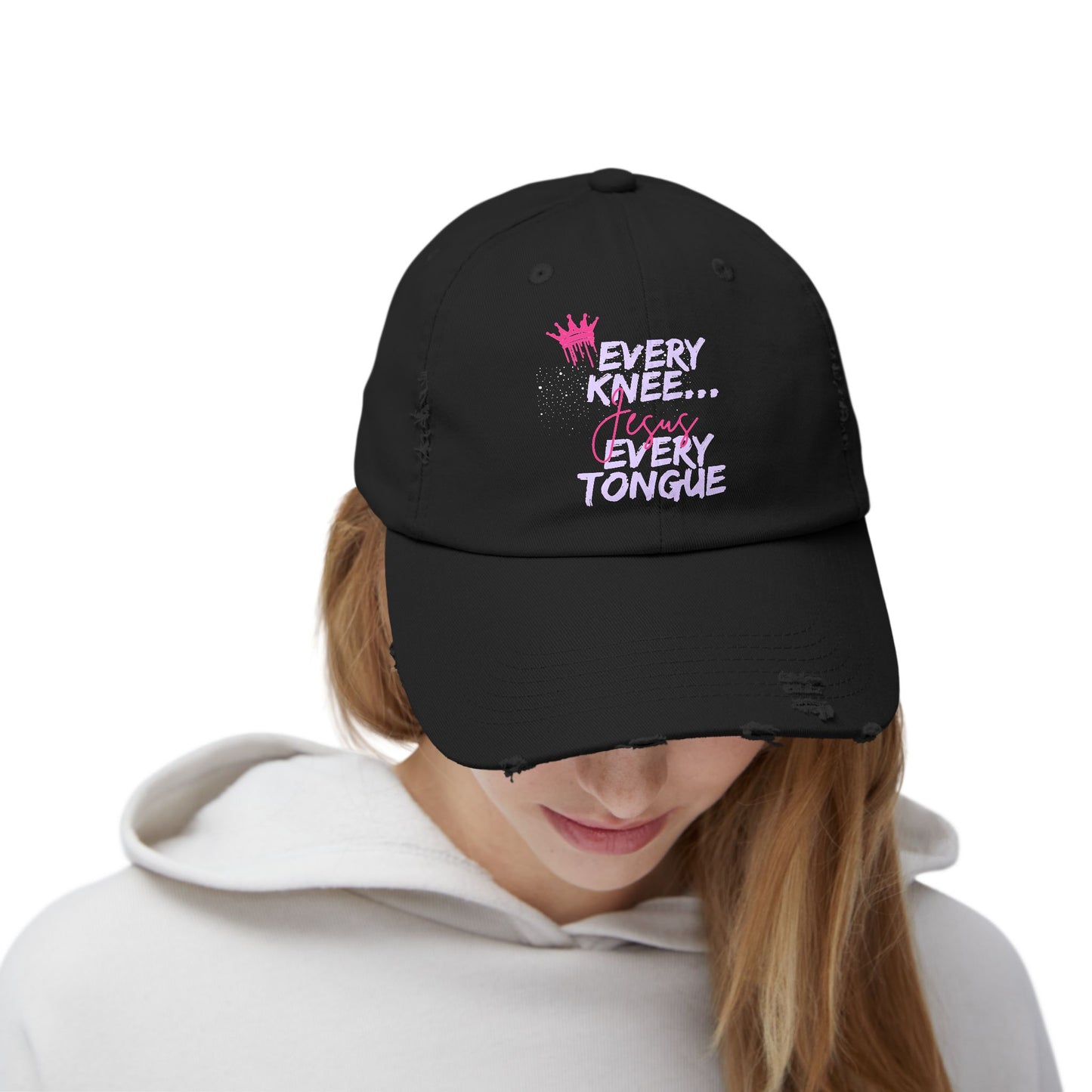 BV Distressed Cap - Christian Faith Scripture