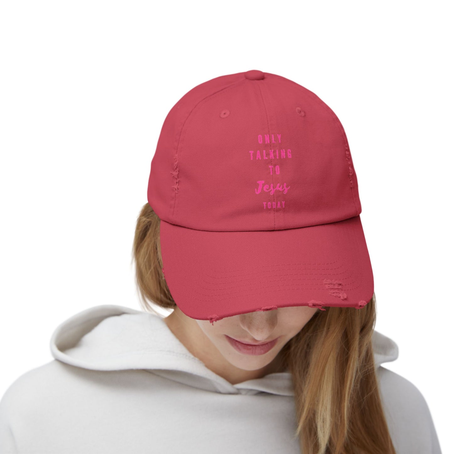Distressed Cap - Christian Faith Scripture