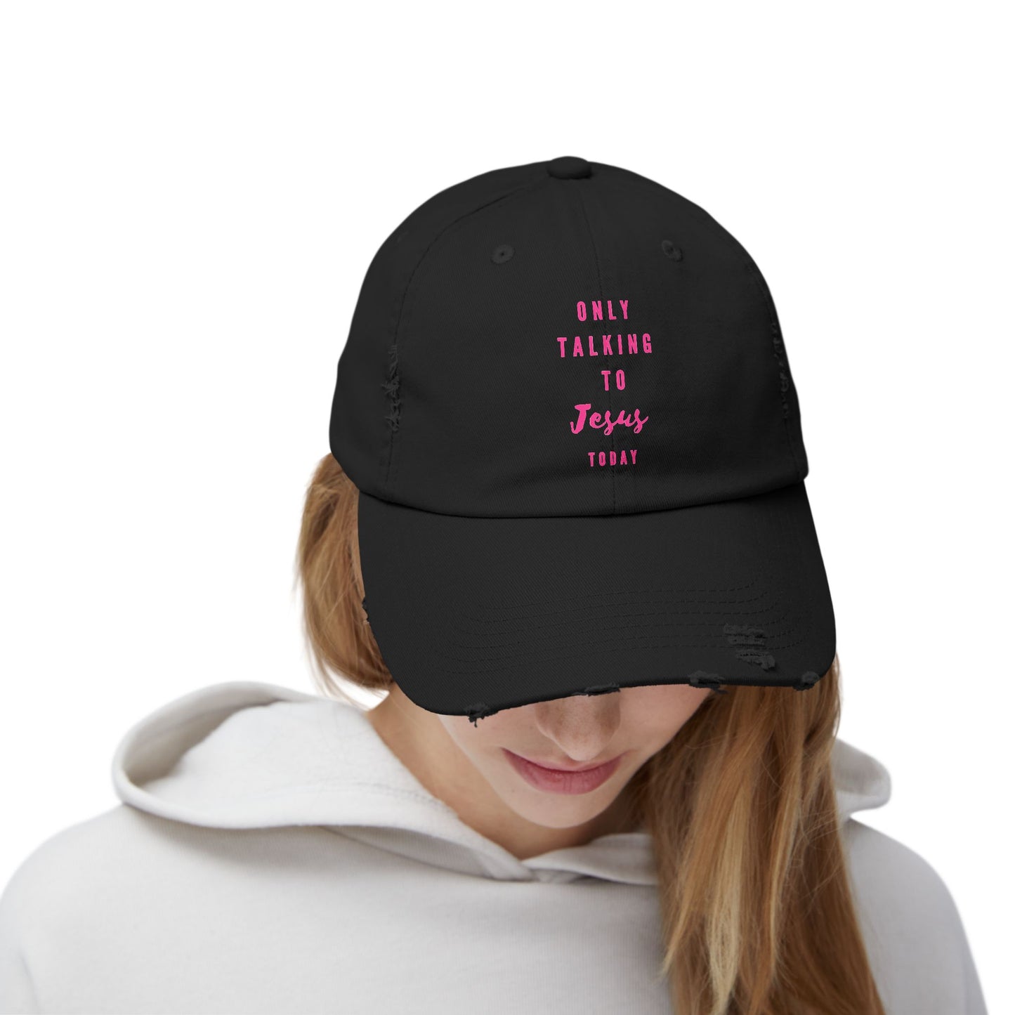 Distressed Cap - Christian Faith Scripture