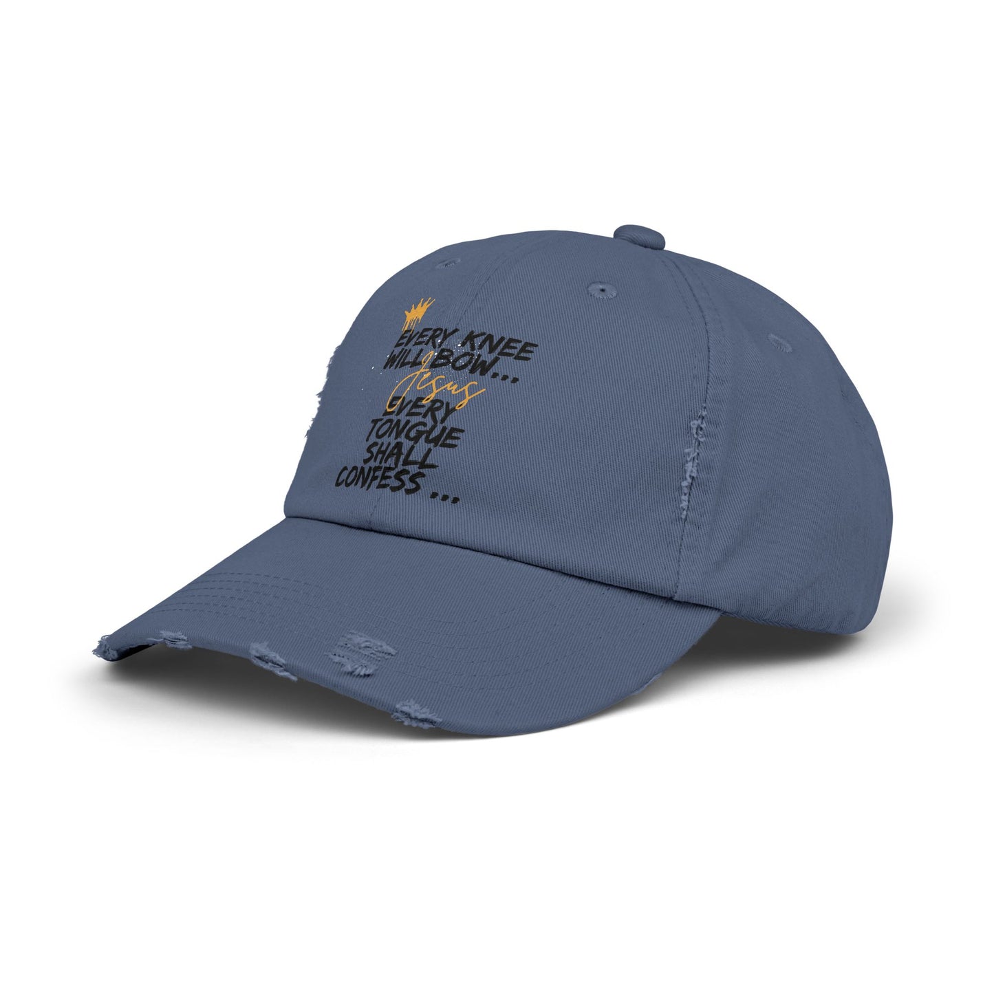 BV Distressed Cap - Christian Faith Scripture