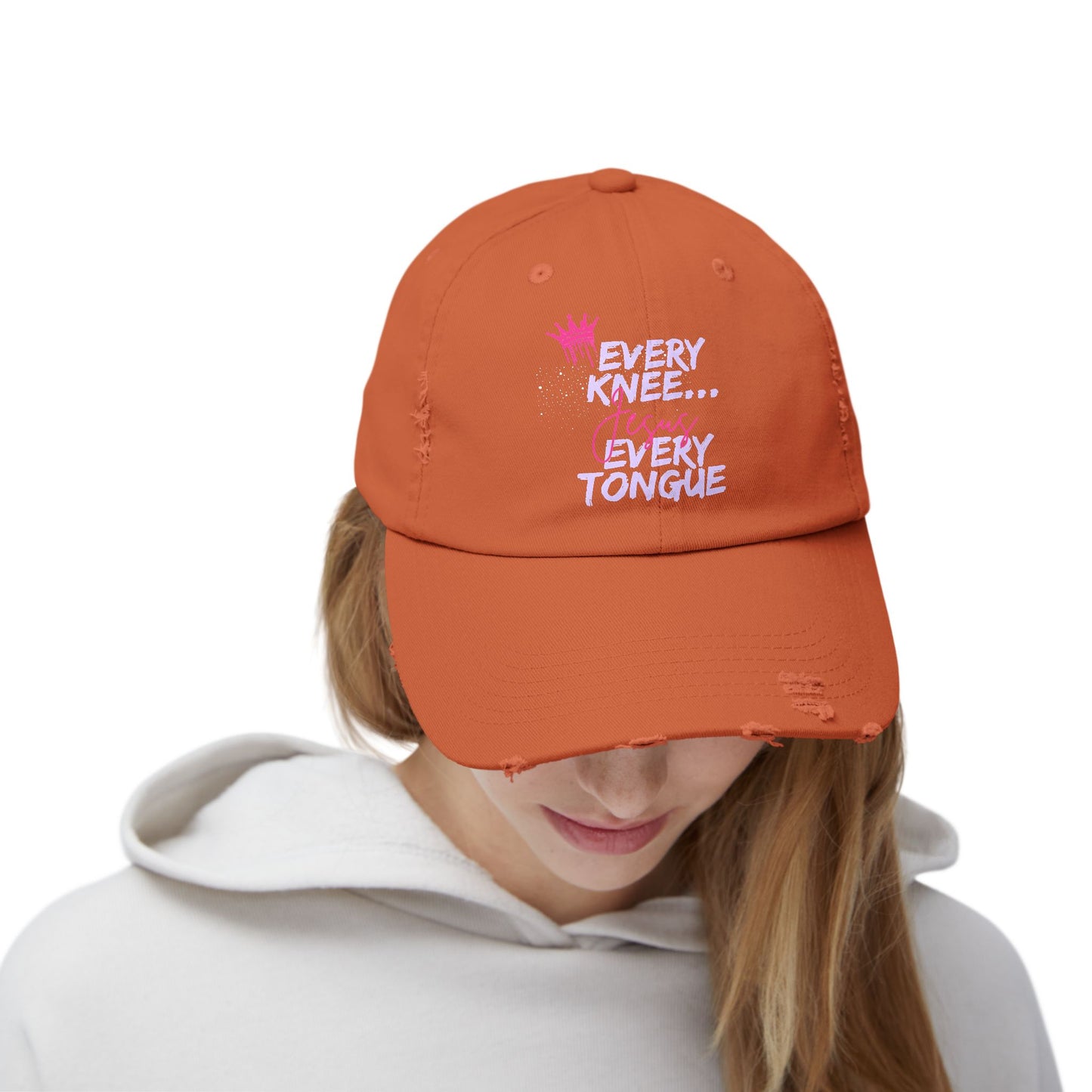 BV Distressed Cap - Christian Faith Scripture