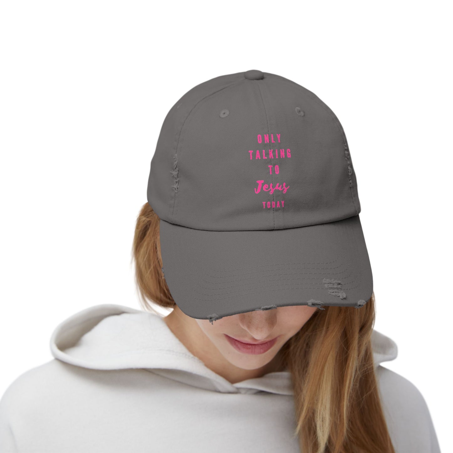 Distressed Cap - Christian Faith Scripture