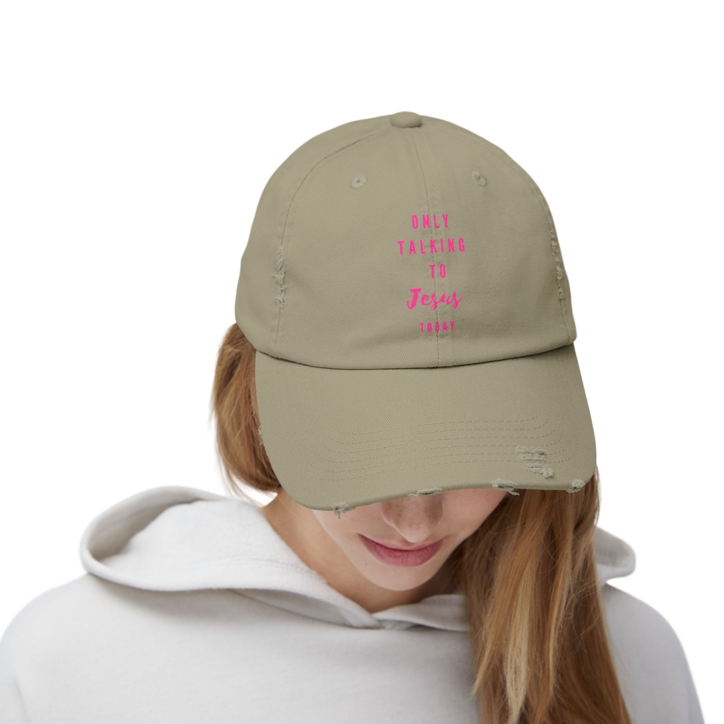 Distressed Cap - Christian Faith Scripture